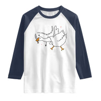 Sily Goose Meme Raglan Shirt Funny Quote You Were Never An Option - Wonder Print Shop