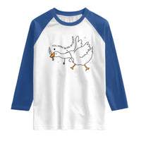 Sily Goose Meme Raglan Shirt Funny Quote You Were Never An Option - Wonder Print Shop
