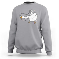 Sily Goose Meme Sweatshirt Funny Quote You Were Never An Option - Wonder Print Shop
