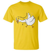 Sily Goose Meme T Shirt Funny Quote You Were Never An Option - Wonder Print Shop