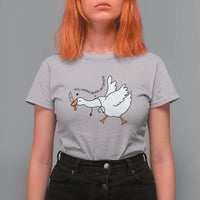 Sily Goose Meme T Shirt For Women Funny Quote You Were Never An Option - Wonder Print Shop