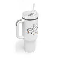 Sily Goose Meme Tumbler With Handle Funny Quote You Were Never An Option - Wonder Print Shop