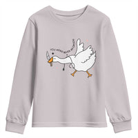 Sily Goose Meme Youth Sweatshirt Funny Quote You Were Never An Option - Wonder Print Shop