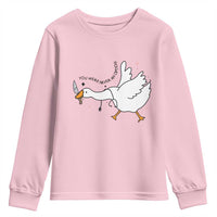 Sily Goose Meme Youth Sweatshirt Funny Quote You Were Never An Option - Wonder Print Shop