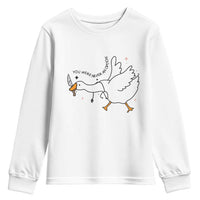 Sily Goose Meme Youth Sweatshirt Funny Quote You Were Never An Option - Wonder Print Shop