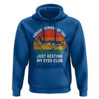 Funny Dad Hoodie Proud Member Of The Just Resting My Eyes Club - Wonder Print Shop