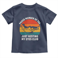Funny Dad Toddler T Shirt Proud Member Of The Just Resting My Eyes Club - Wonder Print Shop