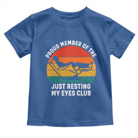 Funny Dad Toddler T Shirt Proud Member Of The Just Resting My Eyes Club - Wonder Print Shop