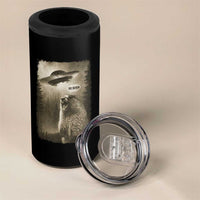 Funny Six Seven 4 in 1 Can Cooler Tumbler Screaming Groundhog UFO Meme