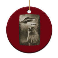 Funny Six Seven Ceramic Ornament Screaming Groundhog UFO Meme