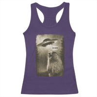 Funny Six Seven Racerback Tank Top Screaming Groundhog UFO Meme