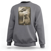 Funny Six Seven Sweatshirt Screaming Groundhog UFO Meme