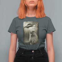 Funny Six Seven T Shirt For Women Screaming Groundhog UFO Meme