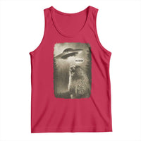 Funny Six Seven Tank Top Screaming Groundhog UFO Meme