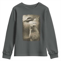 Funny Six Seven Youth Sweatshirt Screaming Groundhog UFO Meme
