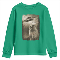 Funny Six Seven Youth Sweatshirt Screaming Groundhog UFO Meme