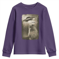 Funny Six Seven Youth Sweatshirt Screaming Groundhog UFO Meme