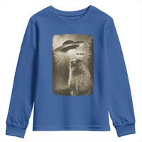 Funny Six Seven Youth Sweatshirt Screaming Groundhog UFO Meme