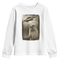 Funny Six Seven Youth Sweatshirt Screaming Groundhog UFO Meme