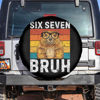67 Groundhog Meme Spare Tire Cover Funny Six Seven Bruh Groundhog Day - Wonder Print Shop