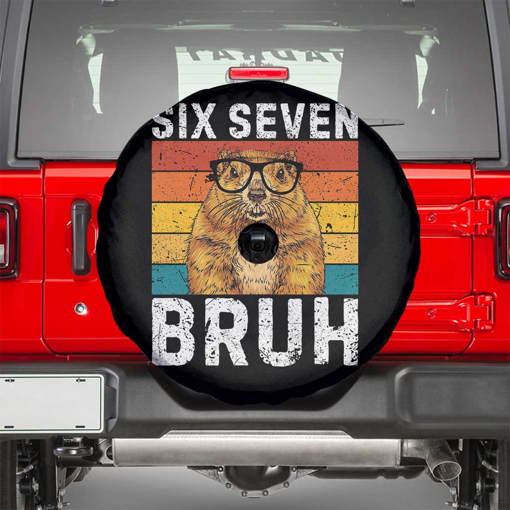 67 Groundhog Meme Spare Tire Cover Funny Six Seven Bruh Groundhog Day - Wonder Print Shop