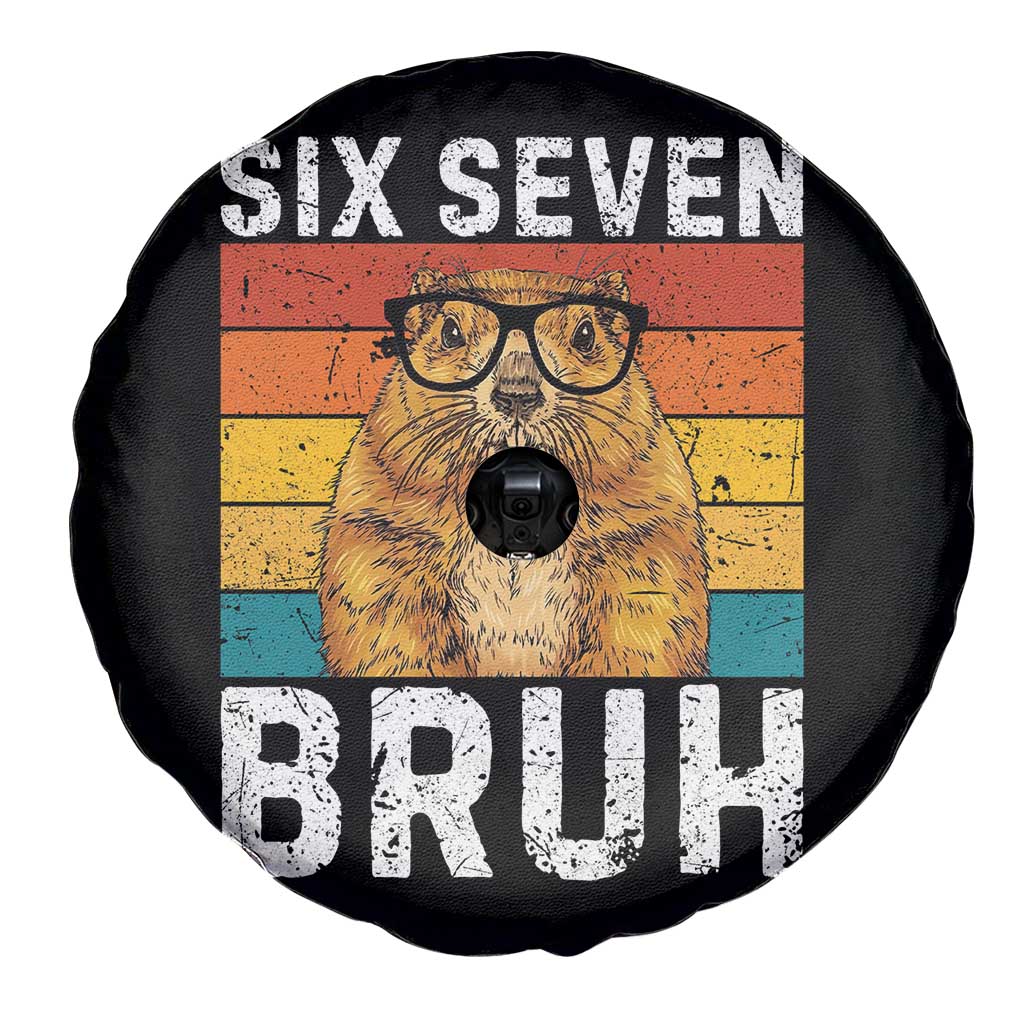 67 Groundhog Meme Spare Tire Cover Funny Six Seven Bruh Groundhog Day - Wonder Print Shop