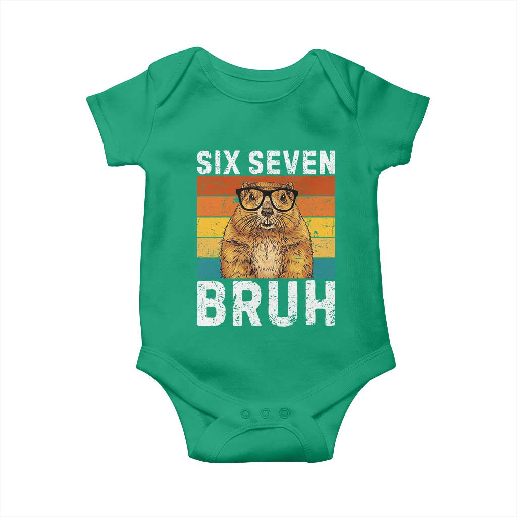 67 Groundhog Meme Baby Onesie Funny Six Seven Bruh Groundhog Day - Wonder Print Shop
