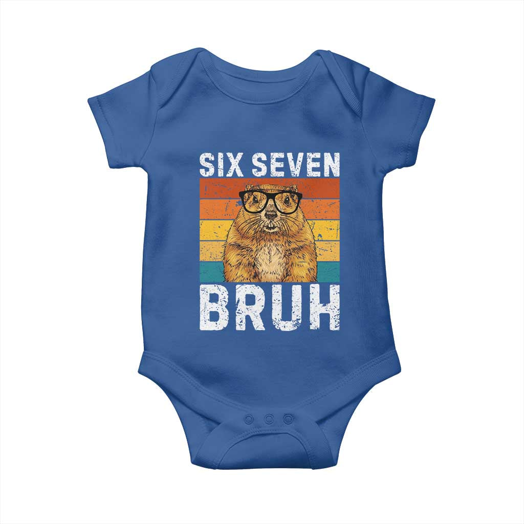 67 Groundhog Meme Baby Onesie Funny Six Seven Bruh Groundhog Day - Wonder Print Shop