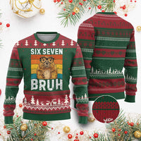 67 Groundhog Meme Ugly Christmas Sweater Funny Six Seven Bruh Groundhog Day - Wonder Print Shop