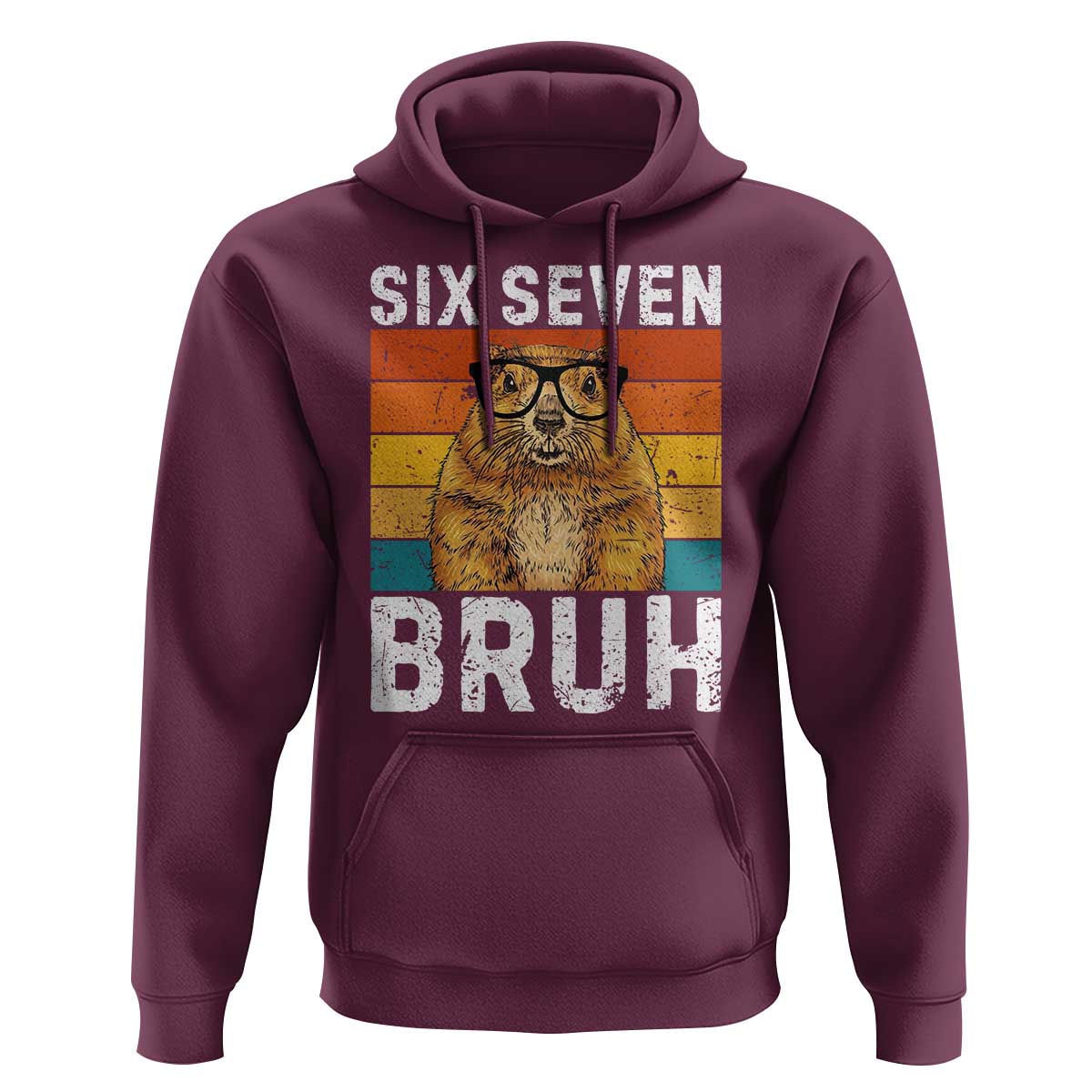 67 Groundhog Meme Hoodie Funny Six Seven Bruh Groundhog Day - Wonder Print Shop