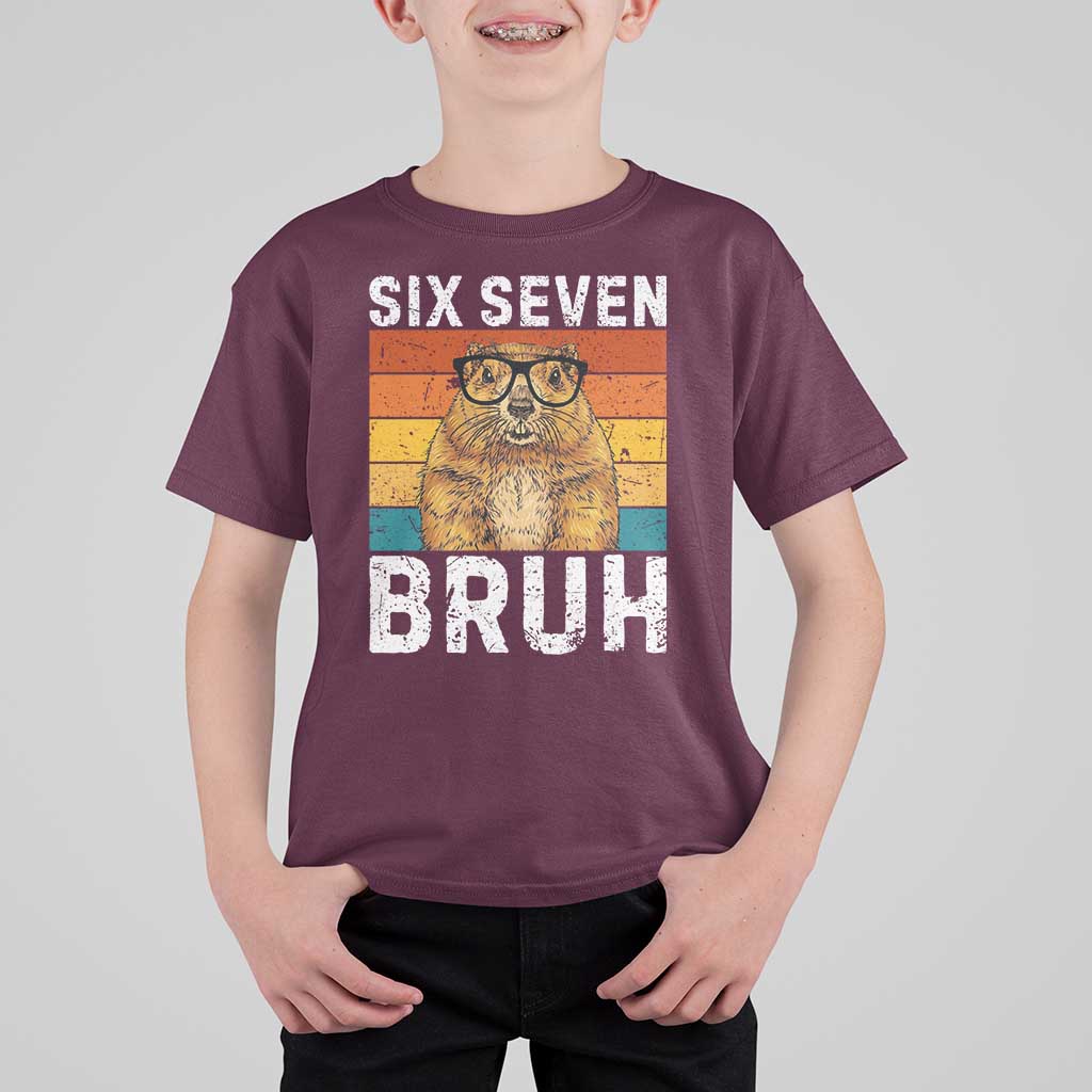 67 Groundhog Meme T Shirt For Kid Funny Six Seven Bruh Groundhog Day - Wonder Print Shop
