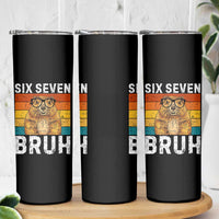 67 Groundhog Meme Skinny Tumbler Funny Six Seven Bruh Groundhog Day - Wonder Print Shop