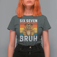 67 Groundhog Meme T Shirt For Women Funny Six Seven Bruh Groundhog Day - Wonder Print Shop