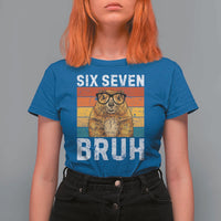 67 Groundhog Meme T Shirt For Women Funny Six Seven Bruh Groundhog Day - Wonder Print Shop