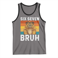 67 Groundhog Meme Tank Top Funny Six Seven Bruh Groundhog Day - Wonder Print Shop