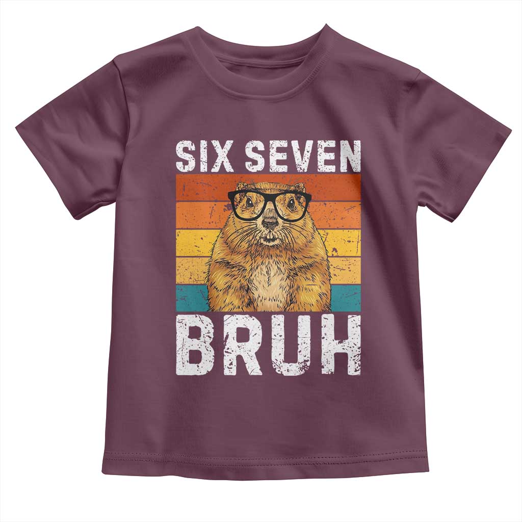 67 Groundhog Meme Toddler T Shirt Funny Six Seven Bruh Groundhog Day - Wonder Print Shop