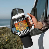 67 Groundhog Meme Tumbler With Handle Funny Six Seven Bruh Groundhog Day - Wonder Print Shop