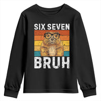 67 Groundhog Meme Youth Sweatshirt Funny Six Seven Bruh Groundhog Day - Wonder Print Shop