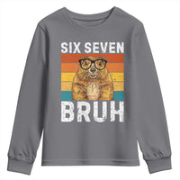 67 Groundhog Meme Youth Sweatshirt Funny Six Seven Bruh Groundhog Day - Wonder Print Shop