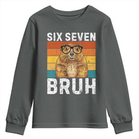 67 Groundhog Meme Youth Sweatshirt Funny Six Seven Bruh Groundhog Day - Wonder Print Shop