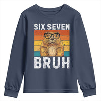 67 Groundhog Meme Youth Sweatshirt Funny Six Seven Bruh Groundhog Day - Wonder Print Shop