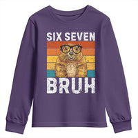 67 Groundhog Meme Youth Sweatshirt Funny Six Seven Bruh Groundhog Day - Wonder Print Shop
