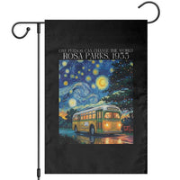 Rosa Parks Garden Flag Starry Night Van Gogh Black History African - Wonder Print Shop