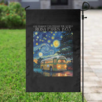 Rosa Parks Garden Flag Starry Night Van Gogh Black History African - Wonder Print Shop