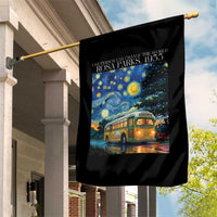Rosa Parks Garden Flag Starry Night Van Gogh Black History African - Wonder Print Shop