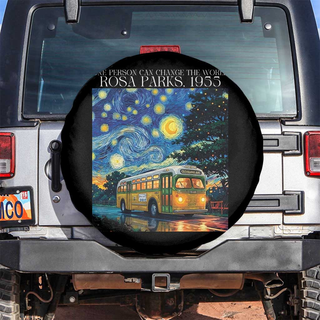 Rosa Parks Spare Tire Cover Starry Night Van Gogh Black History African - Wonder Print Shop