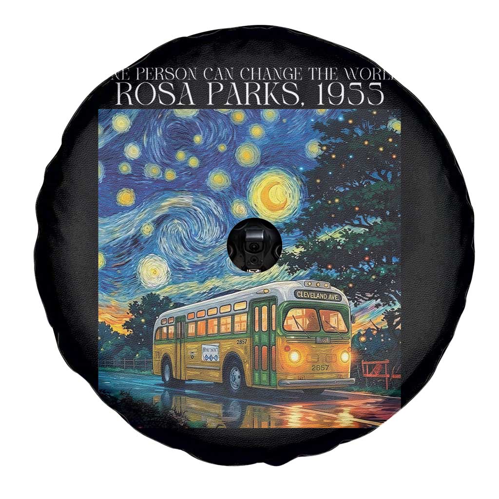 Rosa Parks Spare Tire Cover Starry Night Van Gogh Black History African - Wonder Print Shop