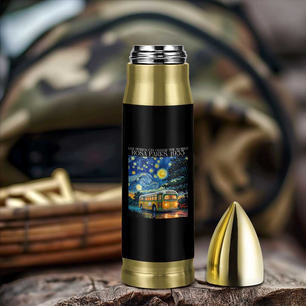 Rosa Parks Bullet Tumbler Starry Night Van Gogh Black History African - Wonder Print Shop