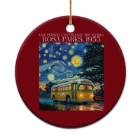 Rosa Parks Ceramic Ornament Starry Night Van Gogh Black History African - Wonder Print Shop