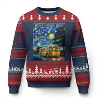 Rosa Parks Ugly Christmas Sweater Starry Night Van Gogh Black History African - Wonder Print Shop